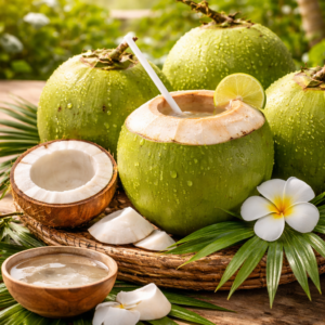 Fresh Green coconuts